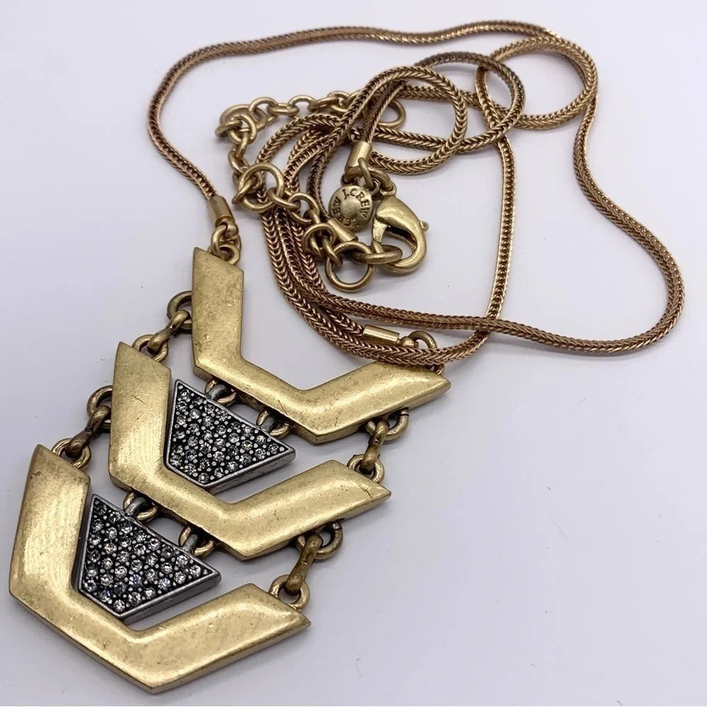 J. Crew Jeweled Pendant Necklace